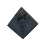 Black Resin Pyramid Glitter Decorative Energy Sculpture Floozy Couture Handmade Arts and Crafts