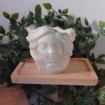 Small Lady Face Planter White